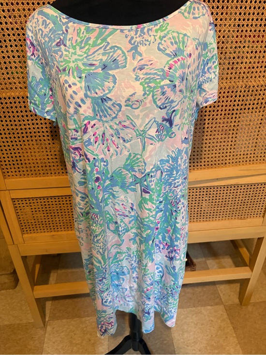 Lilly Pulitzer Dresses & Skirts - Lilly Pulitzer Dress/cover Up Women’s Size X-Large Blue Floral